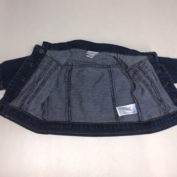 Cat & Jack 0-3 months Denim Jacket Blue Jean Jacket spandex and cotton - Picture 9 of 14